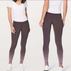 Lululemon Wunder Under Hi Rise Leggings Ombre